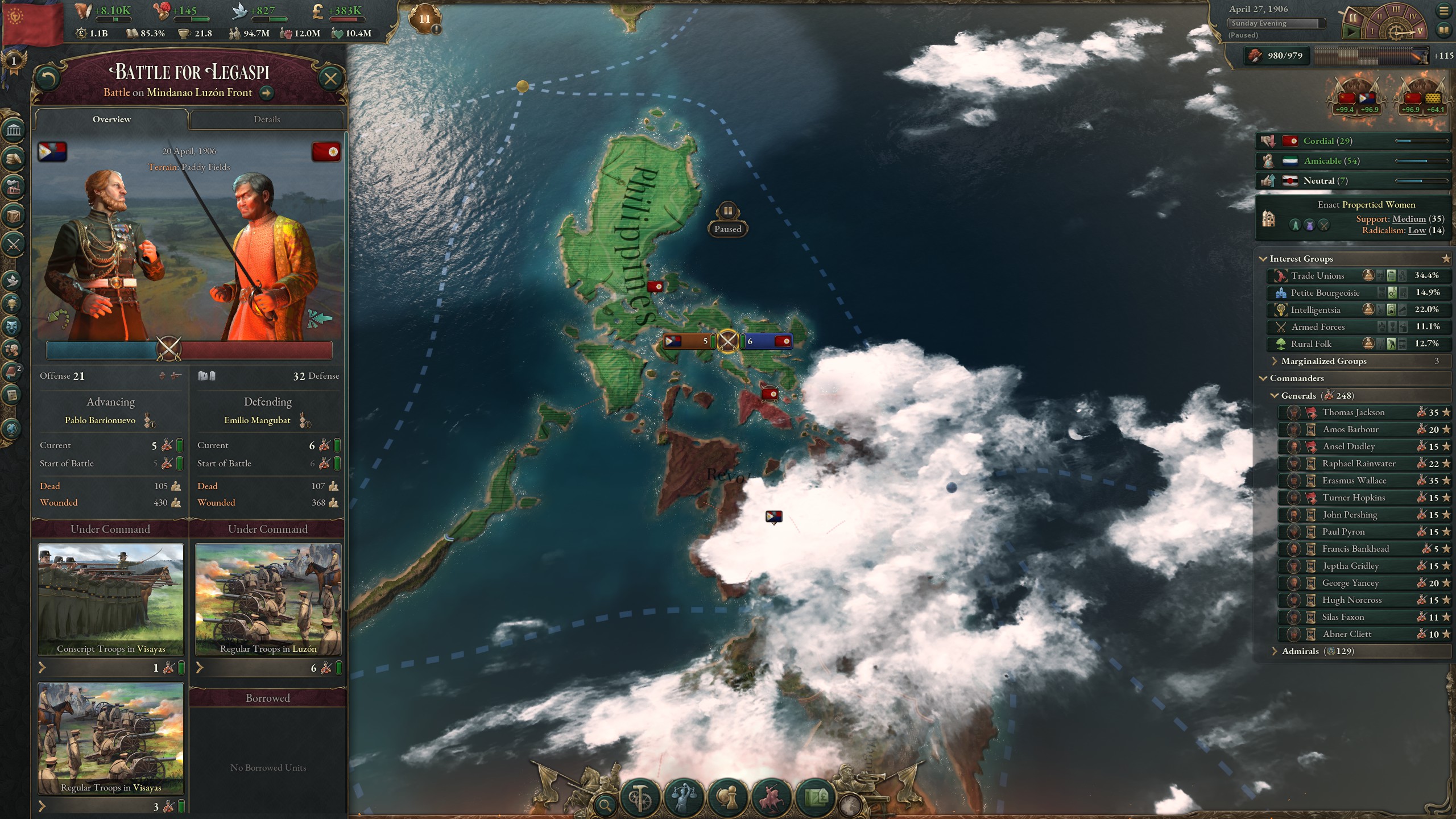 Victoria 3 map of Japan
